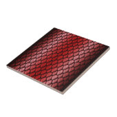 赤いドラゴンのスケール タイル (側面)