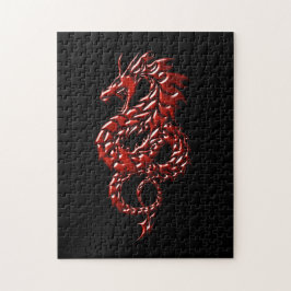 赤いドラゴンの上昇 ジグソーパズル