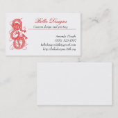 赤いドラゴンの名刺 名刺 (正面/裏面)