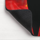 赤いドラゴンの目 マウスパッド (コーナー)