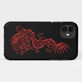 赤いドラゴンのiPhone 5の箱 Case-Mate iPhoneケース (裏面(横))