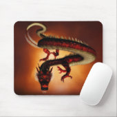 赤いドラゴンのmousepad マウスパッド (マウス)