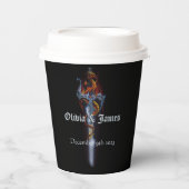 赤いドラゴンソード 紙コップ (正面)