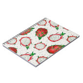 赤いドラゴンフルーツをオフに白 ノートブック (左側)