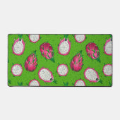 赤いドラゴンフルーツをグリーンに デスクマット (正面)