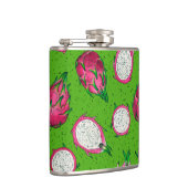 赤いドラゴンフルーツをグリーンに フラスク (右)