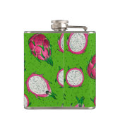 赤いドラゴンフルーツをグリーンに フラスク (裏面)