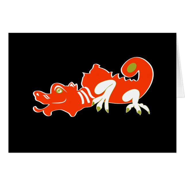 赤いドラゴン (正面横)