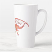 赤いドラゴン カフェラテマグ (右)