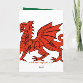 赤いドラゴン カード (裏面)