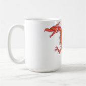 赤いドラゴン コーヒーマグカップ (左)