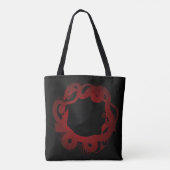 赤いドラゴン トートバッグ (裏面)