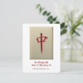 赤いドラゴン-説明的なカード 招待状 (スタンド正面)