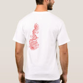 赤いドラゴン Tシャツ (裏面)