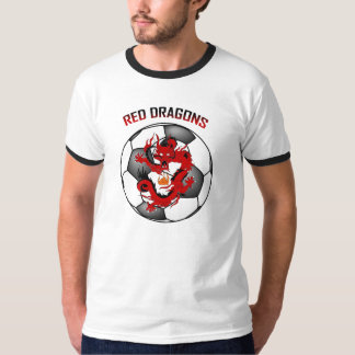 赤いドラゴン Tシャツ