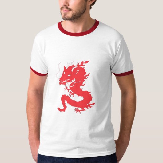 赤いドラゴン Tシャツ (正面)