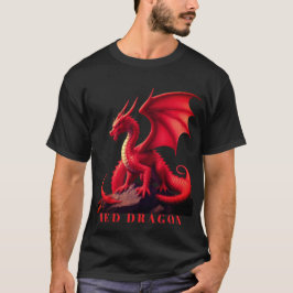 赤いドラゴン Tシャツ