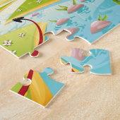 赤いドラゴンDreamscape 8x10 ジグソーパズル (側面)