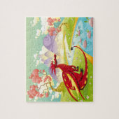 赤いドラゴンDreamscape 8x10 ジグソーパズル (縦)