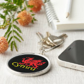 赤いドラゴンKeychain キーホルダー (側面)