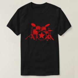 赤いドラム Tシャツ