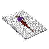 赤いドレスの猫 ノートブック (右側)