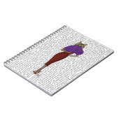 赤いドレスの猫 ノートブック (左側)