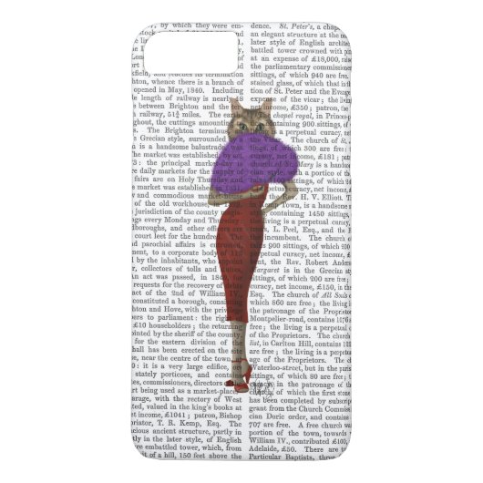 赤いドレスの猫 Case-Mate iPhoneケース (裏面)