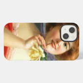 赤いドレスの貴婦人 iPhoneケース (裏面横)
