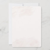 赤いドレスの15歳の誕生日パーティーへの招待 招待状 (裏面)