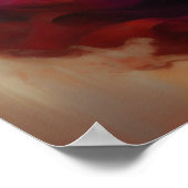 赤いドレスを着た女性 ポスター (角)