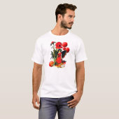 赤いドレスを着た妖精 Tシャツ (正面フル)