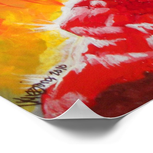 赤いドレス ポスター (角)