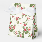 赤いナスタジウムクリーム背景 フェイバーボックス (正面サイド)