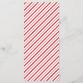 赤いナッツクラッカーのキャンディケイン ファミリークリスマスパーティー メニュー (裏面)