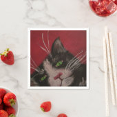 赤いナプキン スタンダードカクテルナプキン (インサイチュ)