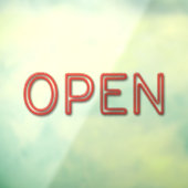 赤いネオン窓を開く ウィンドウサイン (シート3)