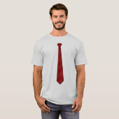 赤いネクタイのワイシャツ Tシャツ (正面フル)