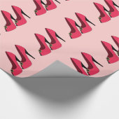 赤いハイヒールの小剣 ラッピングペーパー (角)