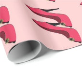 赤いハイヒールの小剣 ラッピングペーパー (ロールコーナー)