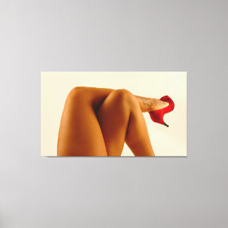 赤いハイヒール キャンバスプリント