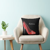 赤いハイヒール クッション (椅子)