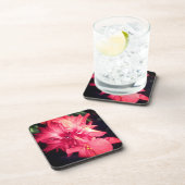 赤いハイビスカスの花 コースター (右側)