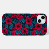 赤いハイビスカスの花 Case-Mate iPhoneケース (裏面 (横))