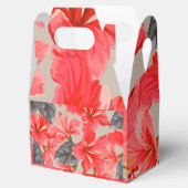 赤いハイビスカスフラワー フェイバーボックス (オープン)