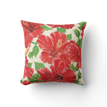 赤いハイビスカス