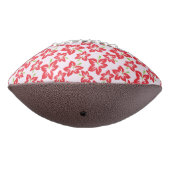 赤いハイビスカス、赤い花、花のパターン アメリカンフットボール (回転270)