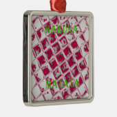 赤いハクナマタタスタイル メタルオーナメント (右)