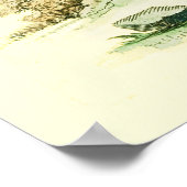 赤いハチドリのポスター ポスター (角)