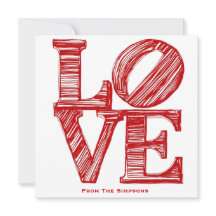 赤いハッピーバレンタインデーのモダンな贈り物